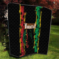 Vanuatu 46th Year Anniversary Quilt Tamtam Slit Drums Long God Yumi Stanap