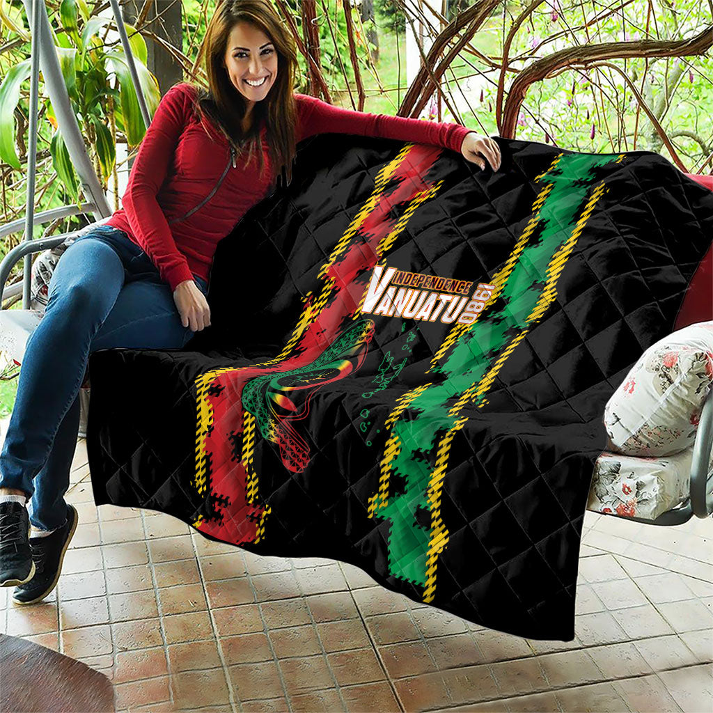 Vanuatu 46th Year Anniversary Quilt Tamtam Slit Drums Long God Yumi Stanap