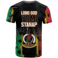 Vanuatu 46th Year Anniversary T Shirt Tamtam Slit Drums Long God Yumi Stanap