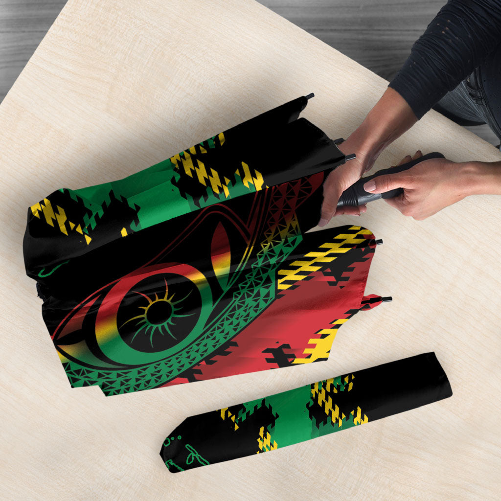 Vanuatu 46th Year Anniversary Umbrella Tamtam Slit Drums Long God Yumi Stanap
