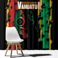 Vanuatu 46th Year Anniversary Window Curtain Tamtam Slit Drums Long God Yumi Stanap