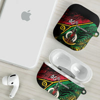 Vanuatu 46th Year Anniversary AirPods Case Vintage Grunge Vanuatu Flag Heritage