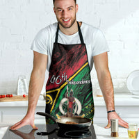 Vanuatu 46th Year Anniversary Apron Vintage Grunge Vanuatu Flag Heritage