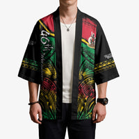 Vanuatu 46th Year Anniversary Kimono Vintage Grunge Vanuatu Flag Heritage