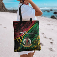 Vanuatu 46th Year Anniversary Tote Bag Vintage Grunge Vanuatu Flag Heritage