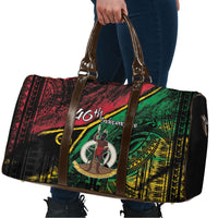 Vanuatu 46th Year Anniversary Travel Bag Vintage Grunge Vanuatu Flag Heritage