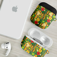 Hawaii Kanaka Maoli Hibiscus AirPods Case Hawaiian Flag Motif