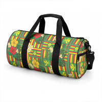 Hawaii Kanaka Maoli Hibiscus Duffle Bag Hawaiian Flag Motif LT9 - Polynesian Pride