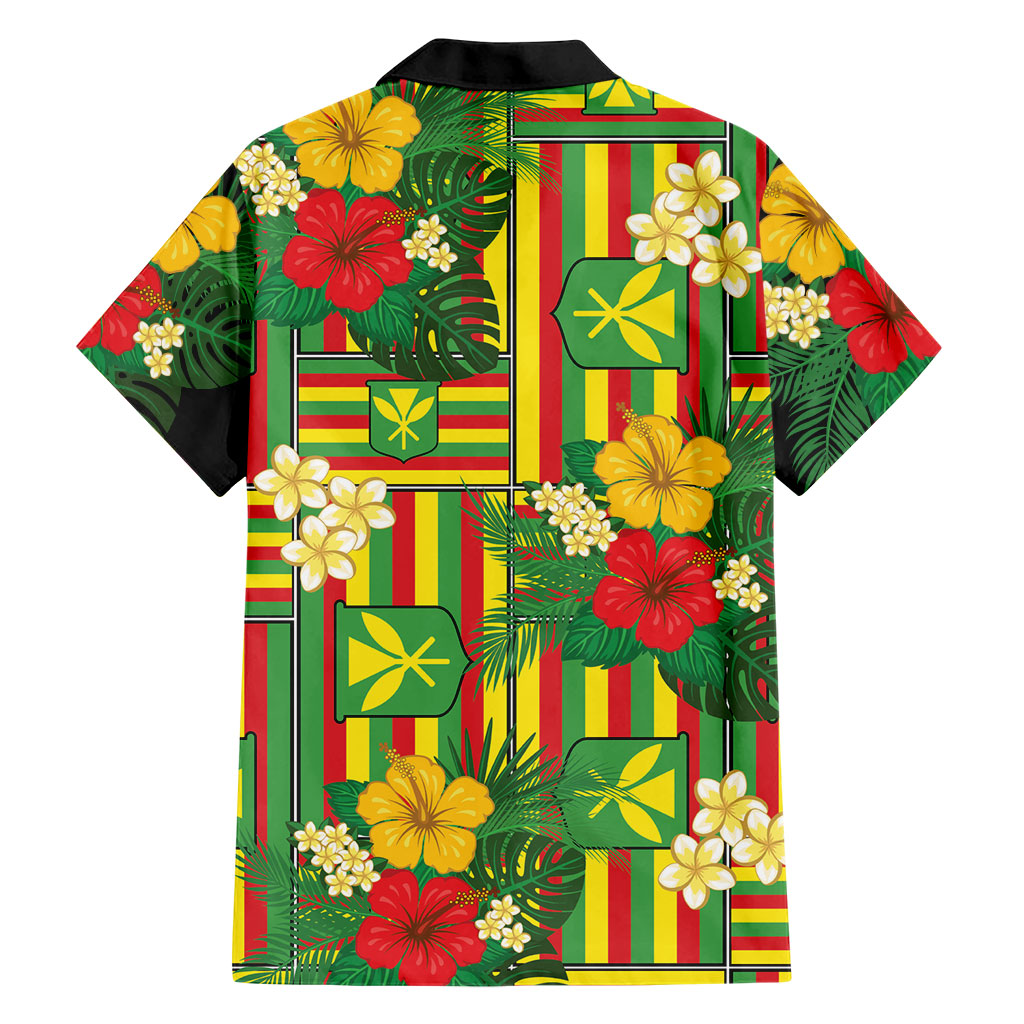 Hawaii Kanaka Maoli Hibiscus Family Matching Mermaid Dress and Hawaiian Shirt Hawaiian Flag Motif LT9 - Polynesian Pride