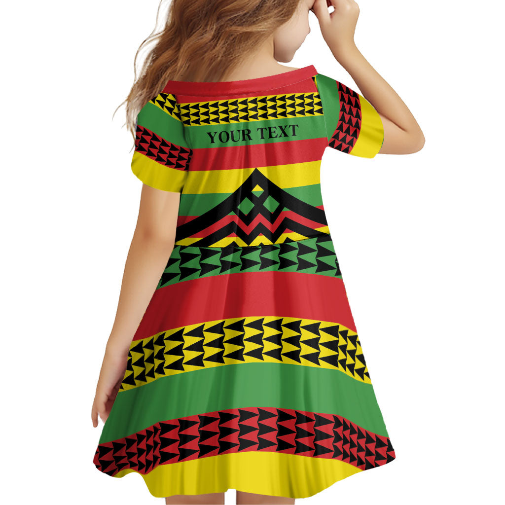 Hawaii Ku Kia'i Mauna Personalized Family Matching Short Sleeve Bodycon Dress and Hawaiian Shirt Hawaiian Kanaka Maoli Motif LT9 - Polynesian Pride