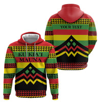 Hawaii Ku Kia'i Mauna Personalized Hoodie Hawaiian Kanaka Maoli Motif
