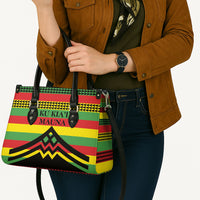 Hawaii Ku Kia'i Mauna Leather Bag Hawaiian Kanaka Maoli Motif