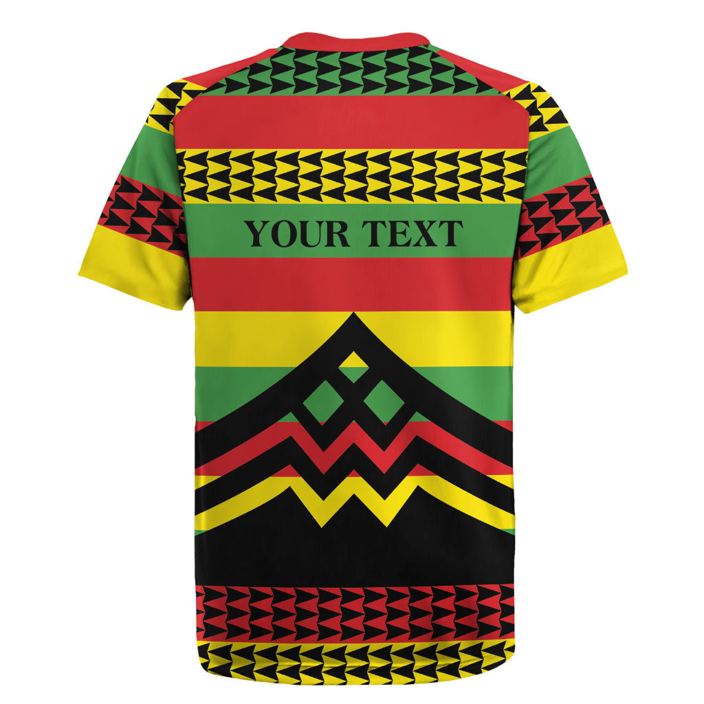 Hawaii Ku Kia'i Mauna Personalized Rugby Jersey Hawaiian Kanaka Maoli Motif