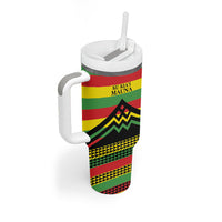 Hawaii Ku Kia'i Mauna Personalized Tumbler With Handle Hawaiian Kanaka Maoli Motif LT9 - Polynesian Pride