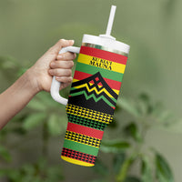 Hawaii Ku Kia'i Mauna Personalized Tumbler With Handle Hawaiian Kanaka Maoli Motif LT9 - Polynesian Pride
