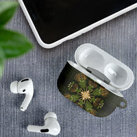Hawaii Ohia Lehua Squares AirPods Case Hawaiian Quilt Inspired Floral Pattern