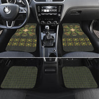 Hawaii Ohia Lehua Squares Car Mats Hawaiian Quilt Inspired Floral Pattern