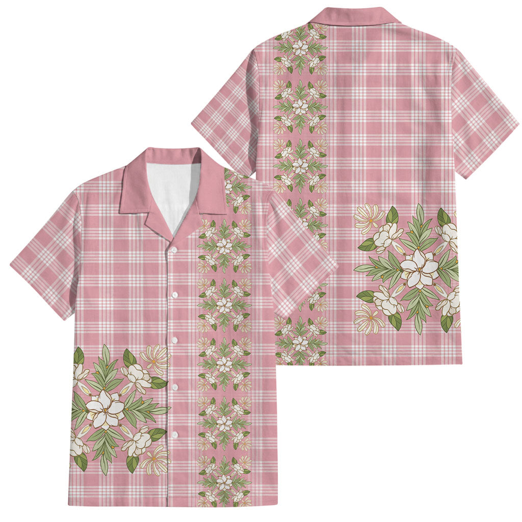 Akala Hamele Hawai'i Palaka Squares Maile Leaf Family Matching Tank Maxi Dress and Hawaiian Shirt Flowers Hawaiian Quilt Patterns