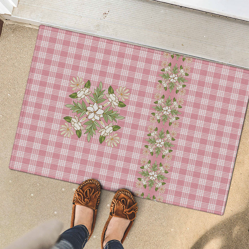 Akala Hamele Hawai'i Palaka Squares Maile Leaf Rubber Doormat Flowers Hawaiian Quilt Patterns