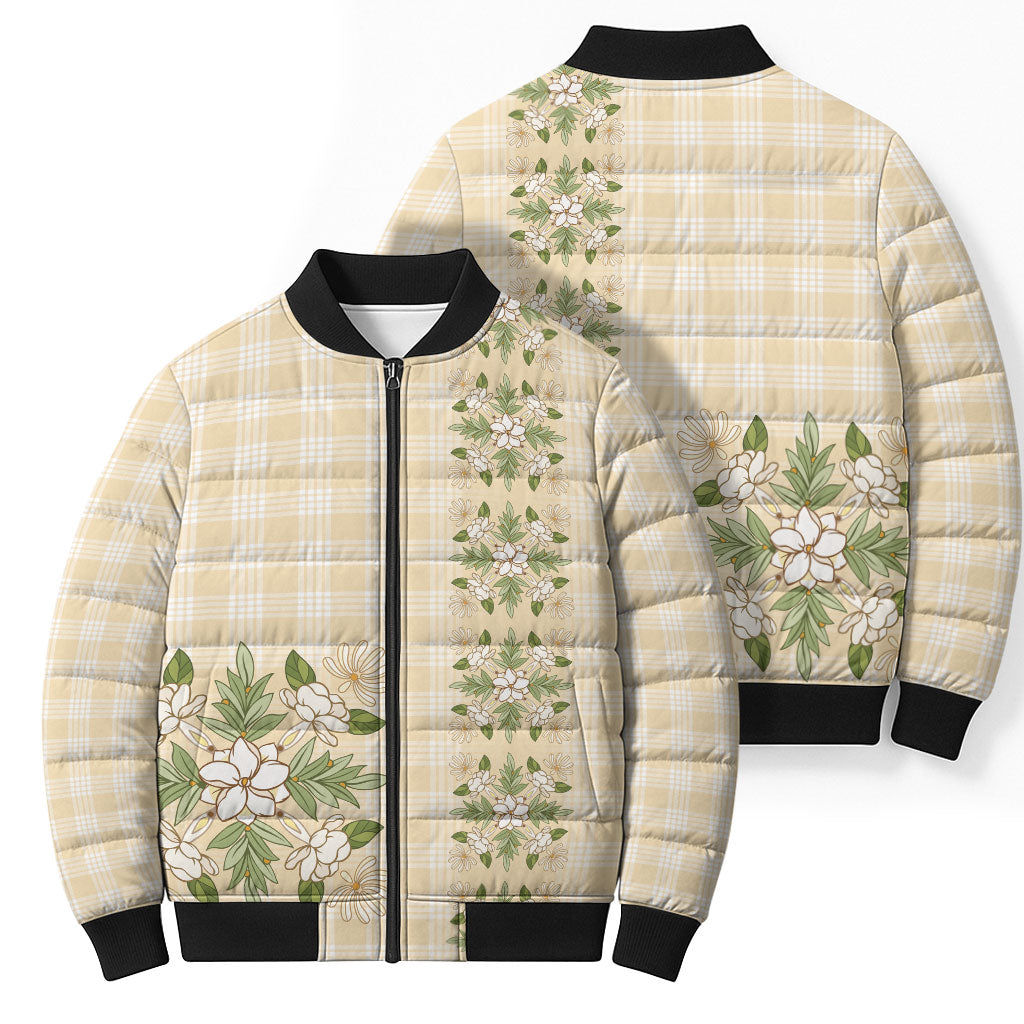 Melemele Ahiahia Hawai'i Palaka Squares Maile Leaf Bomber Puffer Jacket Flowers Hawaiian Quilt Patterns