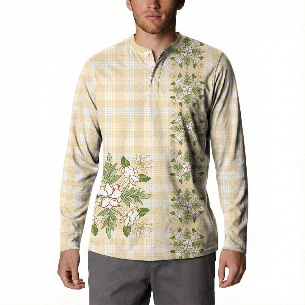 Melemele Ahiahia Hawai'i Palaka Squares Maile Leaf Button Sweatshirt Flowers Hawaiian Quilt Patterns