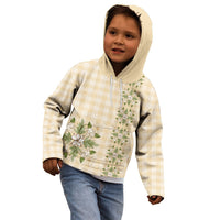 Melemele Ahiahia Hawai'i Palaka Squares Maile Leaf Kid Hoodie Flowers Hawaiian Quilt Patterns