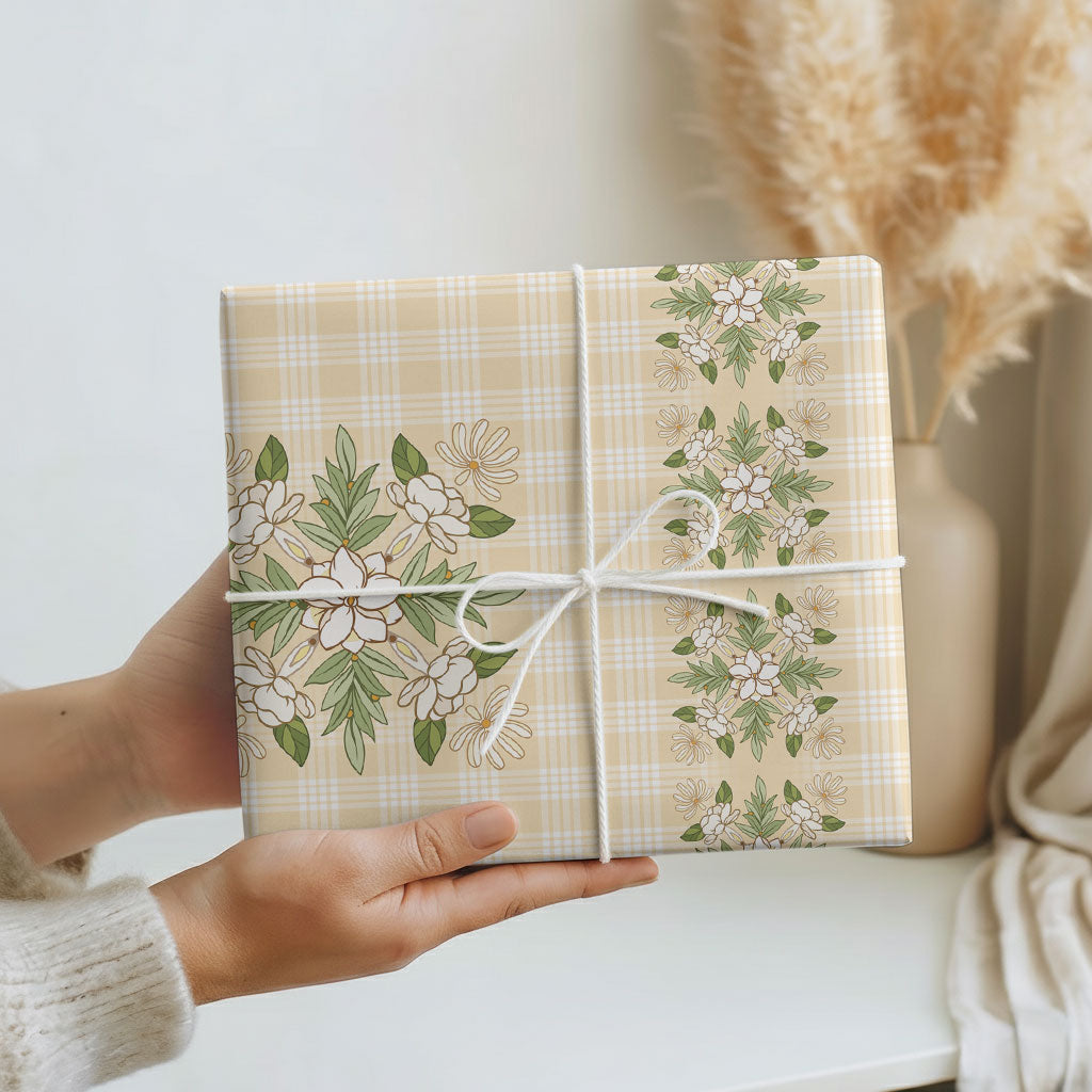 Melemele Ahiahia Hawai'i Palaka Squares Maile Leaf Wrapping Paper Flowers Hawaiian Quilt Patterns