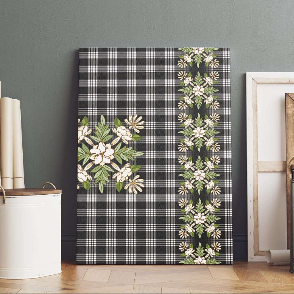 Pauli Hawai'i Palaka Squares Maile Leaf Canvas Wall Art Flowers Hawaiian Quilt Patterns