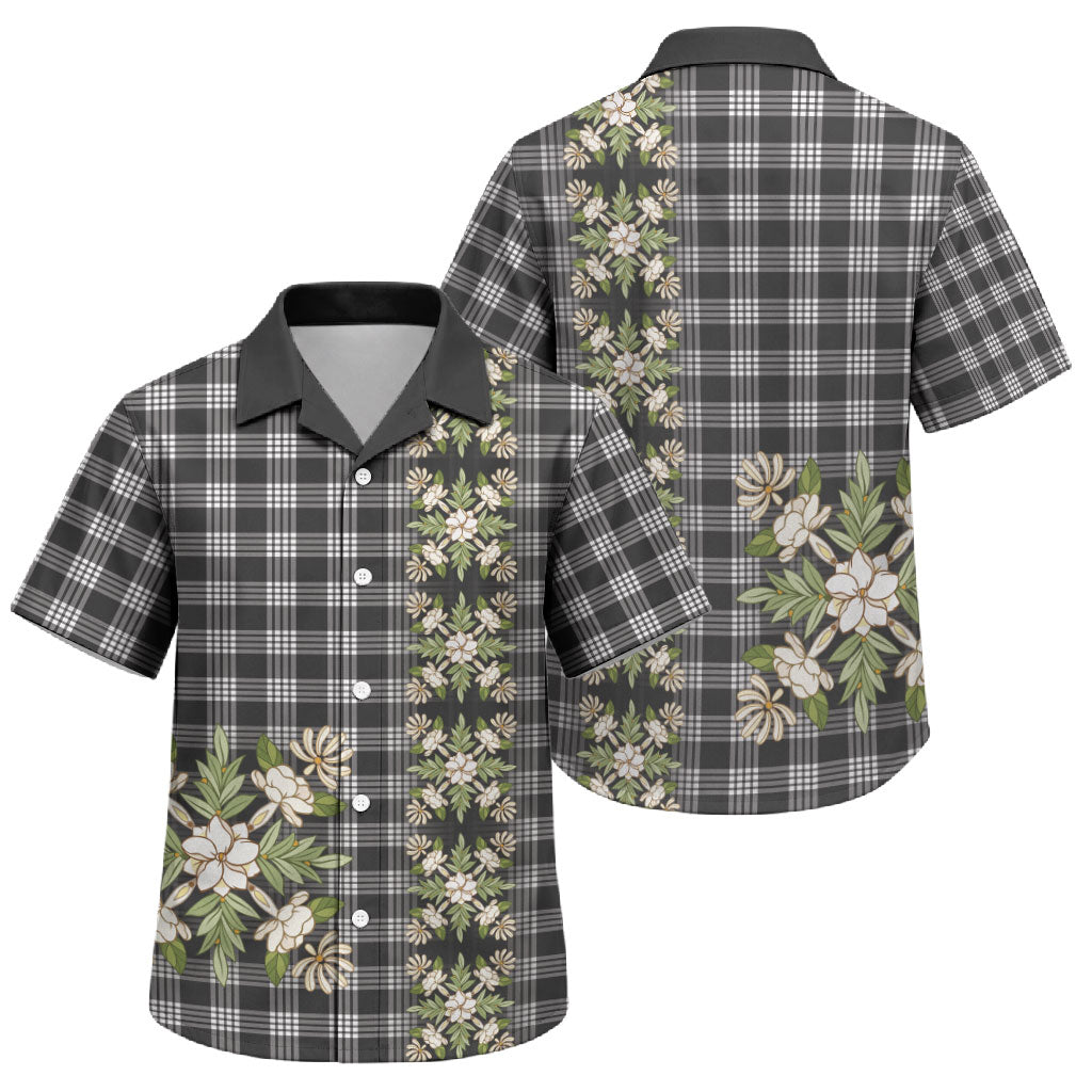 Pauli Hawai'i Palaka Squares Maile Leaf Family Matching Summer Maxi Dress and Hawaiian Shirt Flowers Hawaiian Quilt Patterns