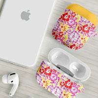 Palaka with Honu and Hibiscus AirPods Case Hawaiian Heritage Spirit - Polynesian Pride
