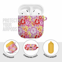 Palaka with Honu and Hibiscus AirPods Case Hawaiian Heritage Spirit - Polynesian Pride