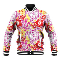Palaka with Honu and Hibiscus Baseball Jacket Hawaiian Heritage Spirit - Polynesian Pride