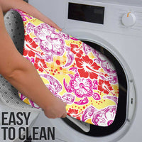 Palaka with Honu and Hibiscus Bathroom Set Hawaiian Heritage Spirit - Polynesian Pride