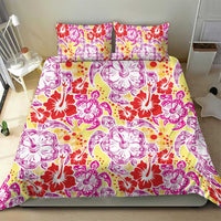 Palaka with Honu and Hibiscus Bedding Set Hawaiian Heritage Spirit - Polynesian Pride