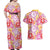 Palaka with Honu and Hibiscus Couples Matching Off Shoulder Maxi Dress and Hawaiian Shirt Hawaiian Heritage Spirit - Polynesian Pride