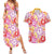 Palaka with Honu and Hibiscus Couples Matching Summer Maxi Dress and Hawaiian Shirt Hawaiian Heritage Spirit - Polynesian Pride