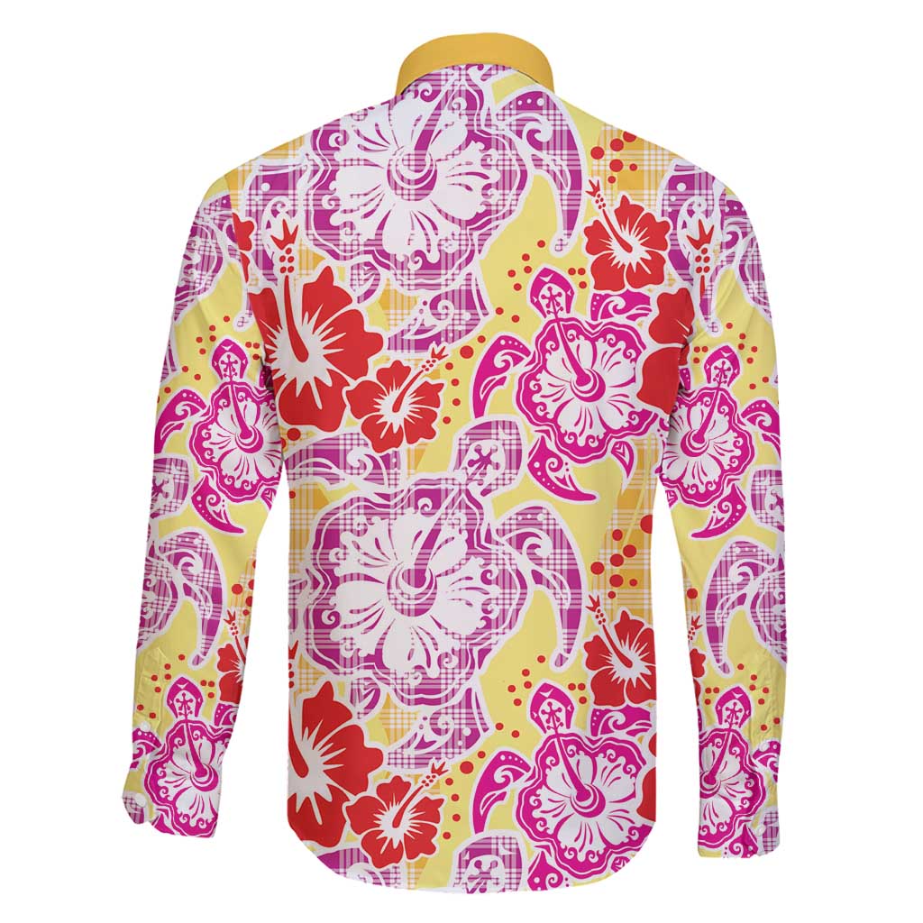 Palaka with Honu and Hibiscus Family Matching Mermaid Dress and Hawaiian Shirt Hawaiian Heritage Spirit - Polynesian Pride