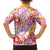 Palaka with Honu and Hibiscus Family Matching Off The Shoulder Long Sleeve Dress and Hawaiian Shirt Hawaiian Heritage Spirit - Polynesian Pride