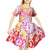 Palaka with Honu and Hibiscus Kid Short Sleeve Dress Hawaiian Heritage Spirit - Polynesian Pride
