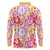 Palaka with Honu and Hibiscus Long Sleeve Polo Shirt Hawaiian Heritage Spirit - Polynesian Pride