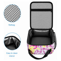 Palaka with Honu and Hibiscus Lunch Bag Hawaiian Heritage Spirit LT9 - Polynesian Pride