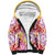 Palaka with Honu and Hibiscus Sherpa Hoodie Hawaiian Heritage Spirit - Polynesian Pride