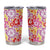Palaka with Honu and Hibiscus Tumbler Cup Hawaiian Heritage Spirit - Polynesian Pride