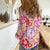 Palaka with Honu and Hibiscus Women Casual Shirt Hawaiian Heritage Spirit - Polynesian Pride