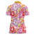 Palaka with Honu and Hibiscus Women Polo Shirt Hawaiian Heritage Spirit - Polynesian Pride
