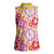 Palaka with Honu and Hibiscus Women Sleeveless Polo Shirt Hawaiian Heritage Spirit - Polynesian Pride