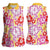 Palaka with Honu and Hibiscus Women Sleeveless Polo Shirt Hawaiian Heritage Spirit - Polynesian Pride