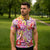 Palaka with Honu and Hibiscus Zipper Polo Shirt Hawaiian Heritage Spirit - Polynesian Pride