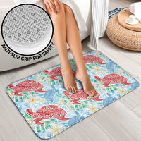 Palaka with Honu and Plumeria Bathroom Set Hawaiian Heritage Spirit - Polynesian Pride