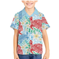 Palaka with Honu and Plumeria Family Matching Mermaid Dress and Hawaiian Shirt Hawaiian Heritage Spirit - Polynesian Pride